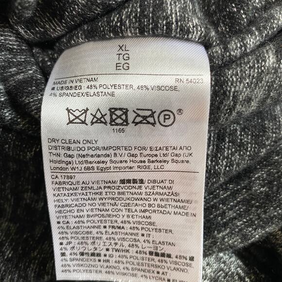 Banana Republic Heather Gray Ruched Side Long Sleeve Maternity Body Con Dress - Picture 8 of 9